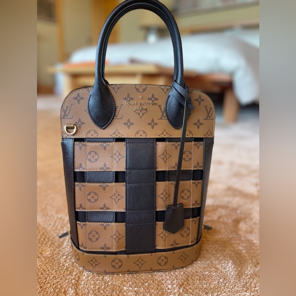 Louis Vuitton Tressage Tote RARE Reverse Monogram - Picture 3 of 12